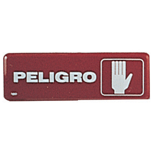 LETRERO PELIGRO 23 X 7.5 CM SABLON PIEZA LETRERO PELIGRO 23 X 7.5 CM SABLON PIEZA