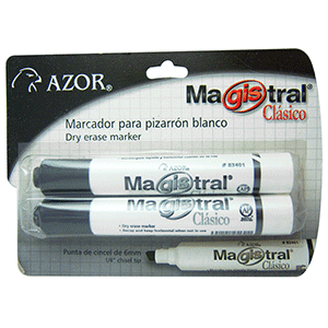 MARCADOR MAGISTRAL COLOR NEGRO (2 UNIDADES) MARCADOR MAGISTRAL COLOR NEGRO (2 UNIDADES)