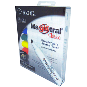 MARCADOR MAGISTRAL 8 COLORES (CAJA CON 8 UNIDADES) MARCADOR MAGISTRAL 8 COLORES (CAJA CON 8 UNIDADES)