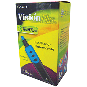 MARCATEXTO VISION COLOR AZUL (12 UNIDADES) MARCATEXTO VISION COLOR AZUL (12 UNIDADES)