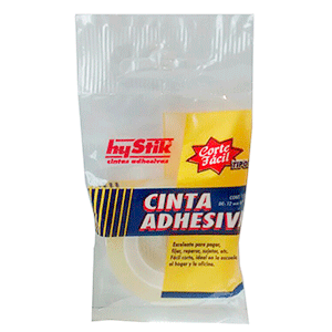 TAPE CORTE FACIL HYSTIK (12MM X 20 METROS, PIEZA) TAPE CORTE FACIL HYSTIK (12MM X 20 METROS, PIEZA)