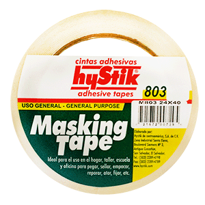 MASKING TAPE HYSTIK (24 X 40 METROS, 1 PIEZA) MASKING TAPE HYSTIK (24 X 40 METROS, 1 PIEZA)