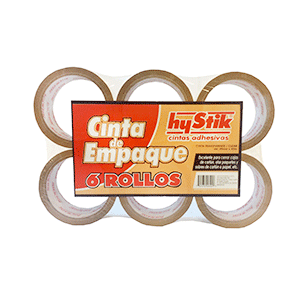 CINTA DE EMPAQUE CANELA (PAQUETE DE 6 UNIDADES) CINTA DE EMPAQUE CANELA (PAQUETE DE 6 UNIDADES)