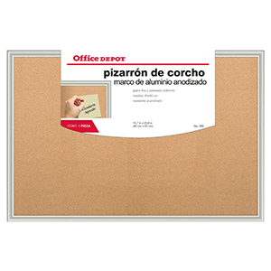 PIZARRON OFFICE DEPOT (CORCHO, 40X60 CMS) PIZARRON OFFICE DEPOT (CORCHO, 40X60 CMS)