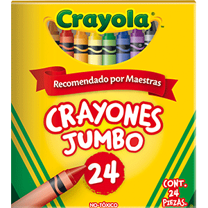 CAJA DE CRAYONES CRAYOLA (JUMBO, 24 COLORES) CAJA DE CRAYONES CRAYOLA (JUMBO, 24 COLORES)
