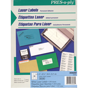 ETIQUETA AVERY ADHESIVA (LASER, 3000 UNIDADES) ETIQUETA AVERY ADHESIVA (LASER, 3000 UNIDADES)