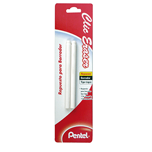 BORRADOR PENTEL CLIC (SIN BARRIL, CON 2 PIEZAS) BORRADOR PENTEL CLIC (SIN BARRIL, CON 2 PIEZAS)