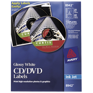 ETIQUETA AVERY ADHESIVA (CD/DVD, INKJET) ETIQUETA AVERY ADHESIVA (CD/DVD, INKJET)