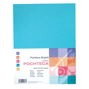 PAPEL POCHTECA (CARTA AZUL 100 HOJAS) PAPEL POCHTECA (CARTA AZUL 100 HOJAS)