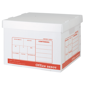 CAJA PARA ARCHIVO OFFICE DEPOT (CARTA, PLASTICO) CAJA PARA ARCHIVO OFFICE DEPOT (CARTA, PLASTICO)