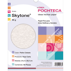 PAPEL POCHTECA CARTA COLOR PELTRE CELESTE 60 HOJAS PAPEL POCHTECA CARTA COLOR PELTRE CELESTE 60 HOJAS