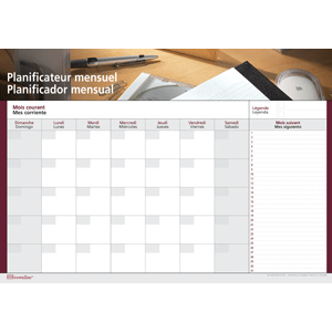 PLANEADOR MENSUAL BLUELINE (24*36 PULG. BUSINESS) PLANEADOR MENSUAL BLUELINE (24*36 PULG. BUSINESS)