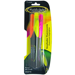 RESALTADOR VISION JR AZOR SURTIDO BLISTER 3 RESALTADOR VISION JR AZOR SURTIDO BLISTER 3