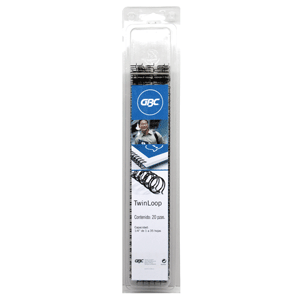 ARILLO GBC 3/8 PULGADAS (METALICO DOBLE, NEGRO) ARILLO GBC 3/8 PULGADAS (METALICO DOBLE, NEGRO)