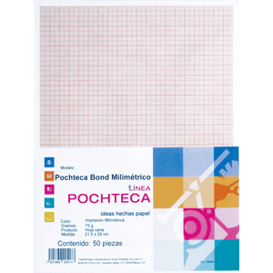 PAPEL POCHTECA (MILIMETRICO,75 GRAMOS, CARTA) PAPEL POCHTECA (MILIMETRICO,75 GRAMOS, CARTA)