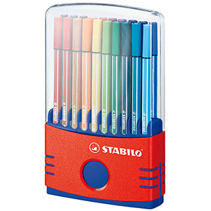 PLUMONES PEN 68 STABILO ESTUCHE 20 PIEZAS PLUMONES PEN 68 STABILO ESTUCHE 20 PIEZAS