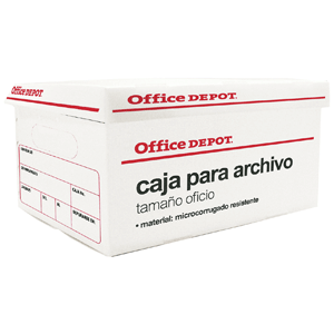 CAJA PARA ARCHIVO OFFICE DEPOT (PLASTICA, OFICIO) CAJA PARA ARCHIVO OFFICE DEPOT (PLASTICA, OFICIO)