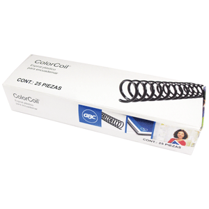 ARILLOS GBC PLASTICO (1/2 PULGADA, NEGRO, 25 PZAS) ARILLOS GBC PLASTICO (1/2 PULGADA, NEGRO, 25 PZAS)