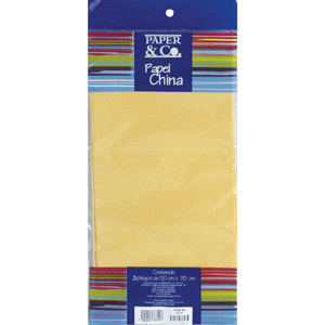 PAPEL PAPER & CO (CHINA AMARILLO 3 PLIEGOS) PAPEL PAPER & CO (CHINA AMARILLO 3 PLIEGOS)