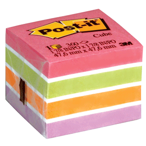 POST-IT MINI SWEET 2X2 PIEZA BLOCK CON 360 HOJAS POST-IT MINI SWEET 2X2 PIEZA BLOCK CON 360 HOJAS