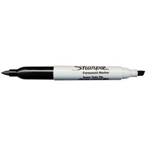 MARCADOR PERMANENTE SHARPIE TWIN (COLOR NEGRO) MARCADOR PERMANENTE SHARPIE TWIN (COLOR NEGRO)
