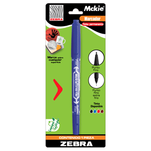MARCADOR MICKIE DOBLE PUNTA COLOR AZUL B/1 MARCADOR MICKIE DOBLE PUNTA COLOR AZUL B/1