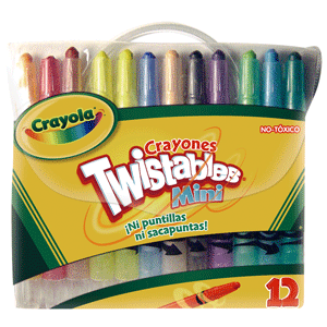 ESTUCHE DE CRAYONES CRAYOLA (MINI GIRATORIOS) ESTUCHE DE CRAYONES CRAYOLA (MINI GIRATORIOS)