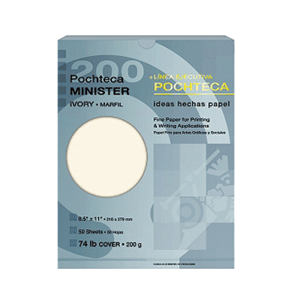 PAPEL POCHTECA MARFIL MINISTER 200 GRAMOS 50 HOJAS PAPEL POCHTECA MARFIL MINISTER 200 GRAMOS 50 HOJAS