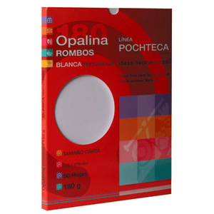 PAPEL POCHTECA OPALINA BLANCO 180 GRAMOS 50 HOJAS PAPEL POCHTECA OPALINA BLANCO 180 GRAMOS 50 HOJAS