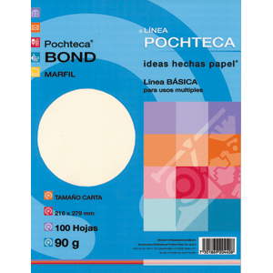 PAPEL POCHTECA (BOND CARTA 100 HOJAS 90 GRAMOS) PAPEL POCHTECA (BOND CARTA 100 HOJAS 90 GRAMOS)