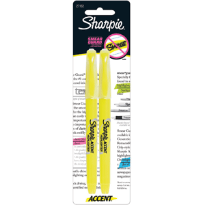 RESALTADOR SHARPIE ACCENT AMARILLO 2CD RESALTADOR SHARPIE ACCENT AMARILLO 2CD