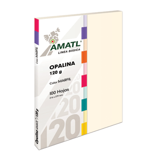 PAPEL POCHTECA OPALINA MARFIL 100 HOJAS 120 GRAMOS PAPEL POCHTECA OPALINA MARFIL 100 HOJAS 120 GRAMOS