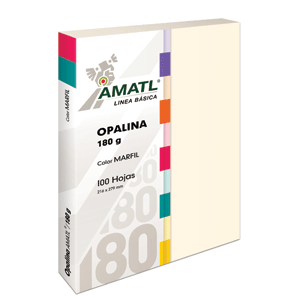 PAPEL POCHTECA OPALINA MARFIL 100 HOJAS 180 GRAMOS PAPEL POCHTECA OPALINA MARFIL 100 HOJAS 180 GRAMOS