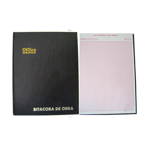 BITACORA DE OBRA (TAMAÑO CARTA, 100 HOJAS) BITACORA DE OBRA (TAMAÑO CARTA, 100 HOJAS)