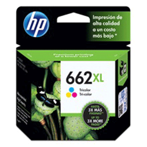 CARTUCHO DE TINTA HP 662XL TRICOLOR ORIGINAL CARTUCHO DE TINTA HP 662XL TRICOLOR ORIGINAL
