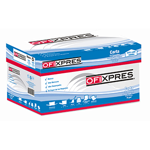 CAJA DE PAPEL OFIXPRESS (TAMNO CARTA 75 GRAMOS) CAJA DE PAPEL OFIXPRESS (TAMNO CARTA 75 GRAMOS)