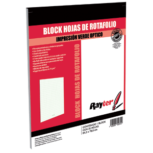 BLOCK RAYTER ROTAFOLIO (PAPEL ECOLOGICO) BLOCK RAYTER ROTAFOLIO (PAPEL ECOLOGICO)