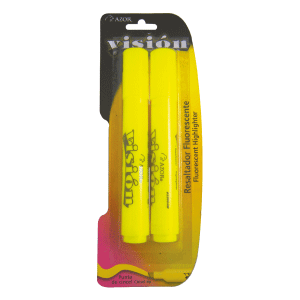 RESALTADOR TINTA BRILLANTE B/2 VISION RESALTADOR TINTA BRILLANTE B/2 VISION