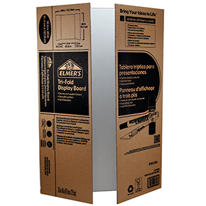 TABLERO TRIPTICO ELMERS (BLANCO, 36X48 PULGADAS) TABLERO TRIPTICO ELMERS (BLANCO, 36X48 PULGADAS)