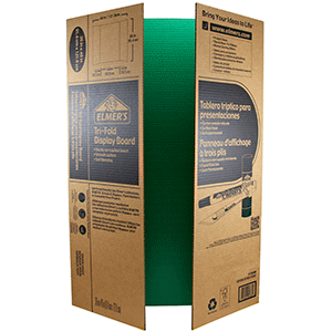 TABLERO TRIPTICO ELMERS (VERDE, 36X48 PULGADAS) TABLERO TRIPTICO ELMERS (VERDE, 36X48 PULGADAS)
