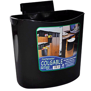 CESTO COLGABLE SABLON (NEGRO, MULTIUSOS) CESTO COLGABLE SABLON (NEGRO, MULTIUSOS)
