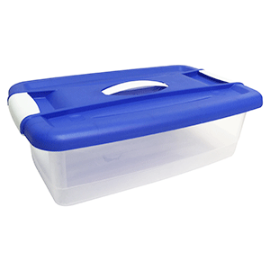 CAJA GUATEPLAST (CLICK CON TAPA AZUL, 12 LITROS) CAJA GUATEPLAST (CLICK CON TAPA AZUL, 12 LITROS)