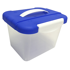CAJA GUATEPLAST (CLICK CON TAPA, AZUL,4 LITROS) CAJA GUATEPLAST (CLICK CON TAPA, AZUL,4 LITROS)
