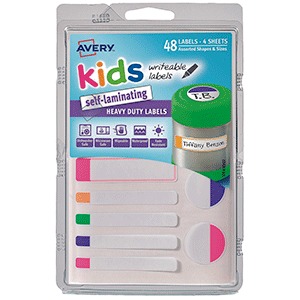 ETIQUETA AVERY LAMINADA COLORES PASTEL,48 UNIDADES ETIQUETA AVERY LAMINADA COLORES PASTEL,48 UNIDADES