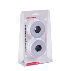 ETIQUETAS OFFICE DEPOT (BLANCAS PARA ETIQUETADORA) ETIQUETAS OFFICE DEPOT (BLANCAS PARA ETIQUETADORA)