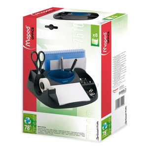 ORGANIZADOR ESCRITORIO MAPED (CONTEMPORANEO,NEGRO) ORGANIZADOR ESCRITORIO MAPED (CONTEMPORANEO,NEGRO)