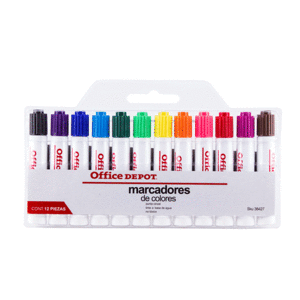 MARCADORES BASE AGUA DE COLORES OFFICE DEPOT MARCADORES BASE AGUA DE COLORES OFFICE DEPOT