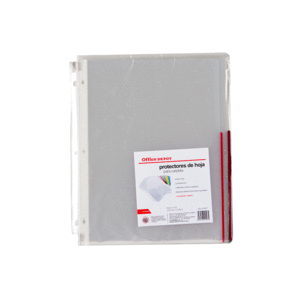 PROTECTOR DE HOJA OFFICE DEPOT (CARTA,CON PESTANA) PROTECTOR DE HOJA OFFICE DEPOT (CARTA,CON PESTANA)