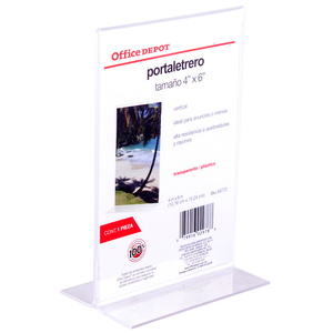 PORTA ROTULO OFFICE DEPOT (4X6 PULGADAS) PORTA ROTULO OFFICE DEPOT (4X6 PULGADAS)