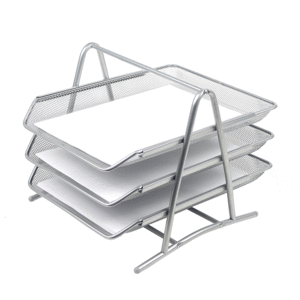 BANDEJA MESH (3 NIVELES, CARTA, COLOR PLATEADO) BANDEJA MESH (3 NIVELES, CARTA, COLOR PLATEADO)